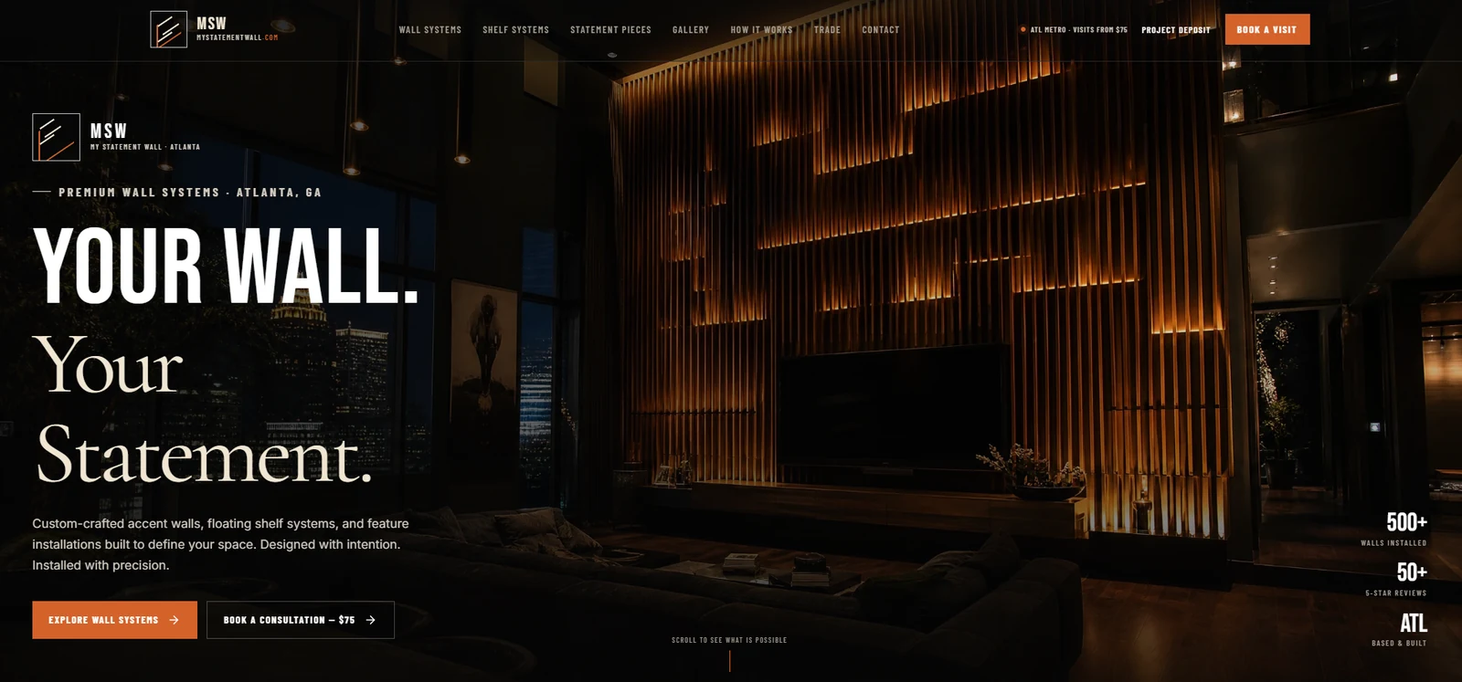 MSW MyStatementWall coming soon website preview